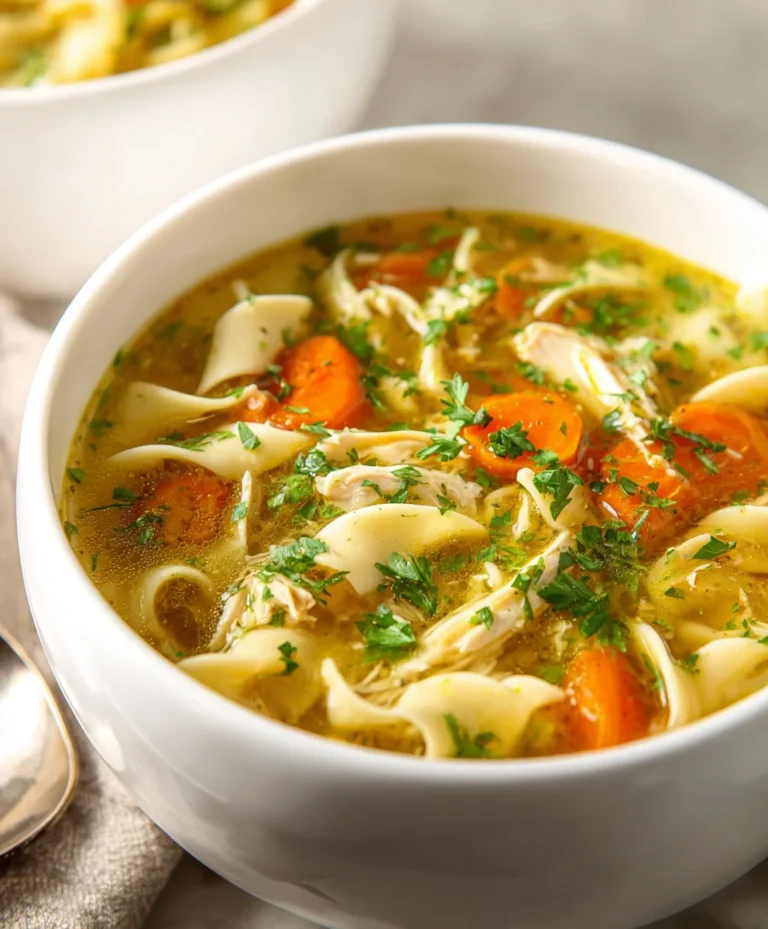 Best Egg Noodle Chicken Soup Recipe