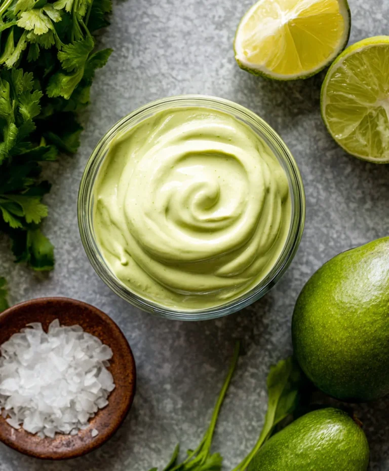Creamiest Avocado Crema – Tacos Salads & More