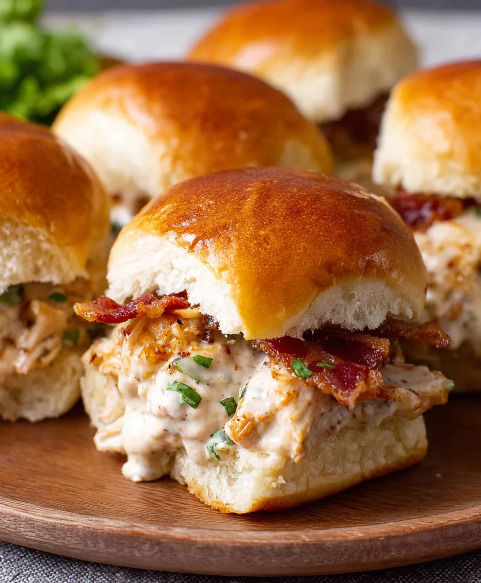 Chicken Beef Beef Bacon Ranch Sliders-Ultimate Flavor