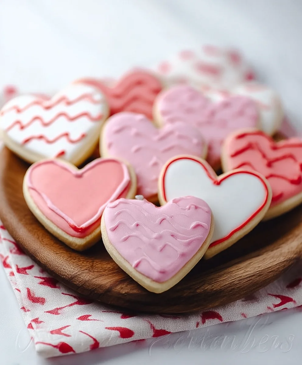 Easy Vnon-alcoholic alentine's Day Cookies Royal Icing Decorating