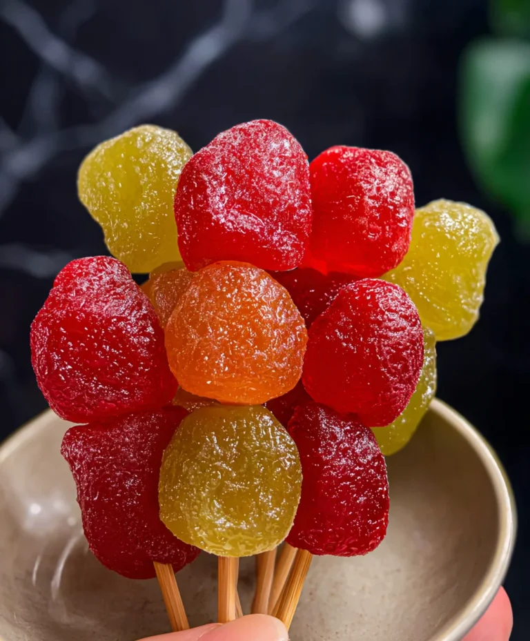 Tanghulu Recipe- Easy Chinese Candied Fruit Dessert