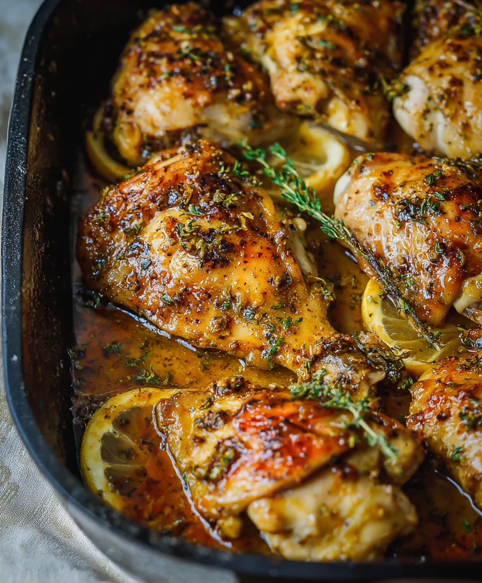 Easy Baked Lemon Butter Chicken Recipe