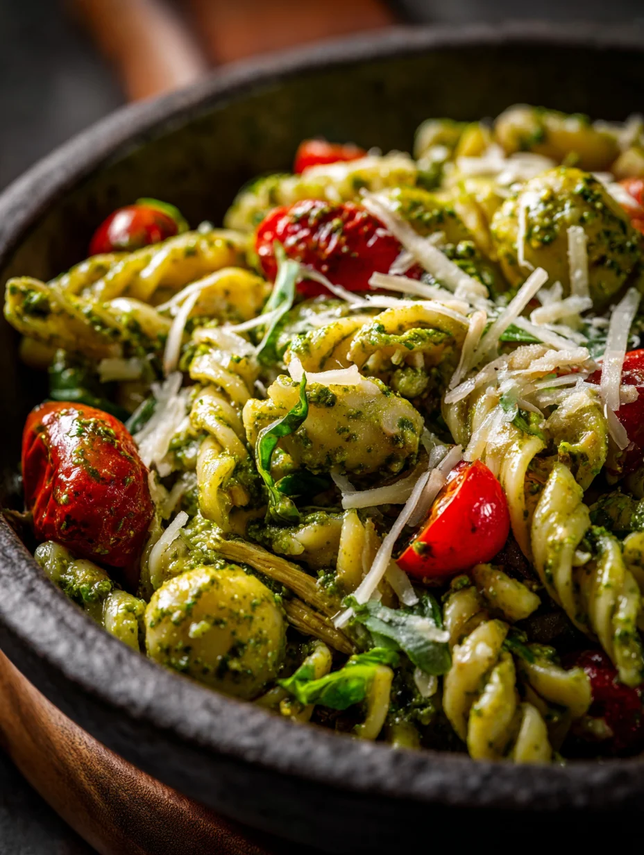 Easy Pesto Pasta Salad - Fresh & Delicious Recipe