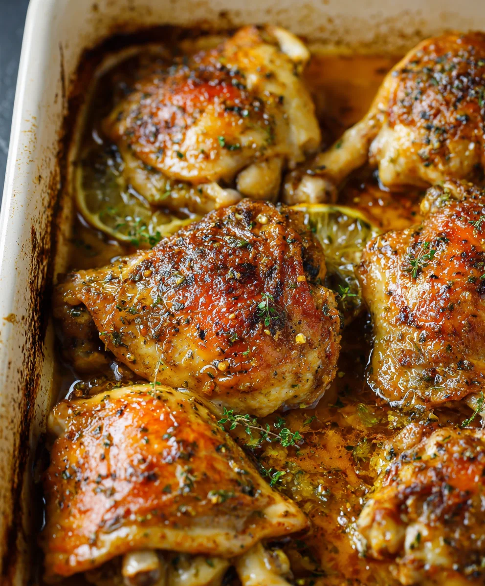 Easy Baked Lemon Butter Chicken Recipe