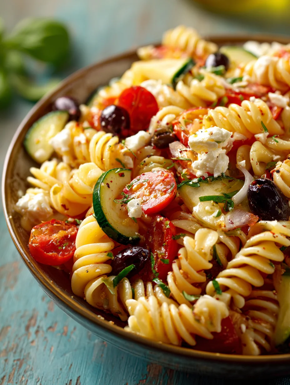 High-Protein Italian Pasta Salad-Healthy Meal