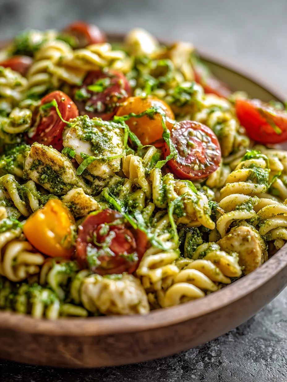 Easy Pesto Pasta Salad - Fresh & Delicious Recipe