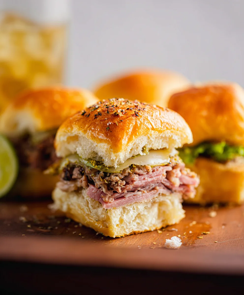 Easy Beef Cuban Sliders-Quick & Flavorful Meal