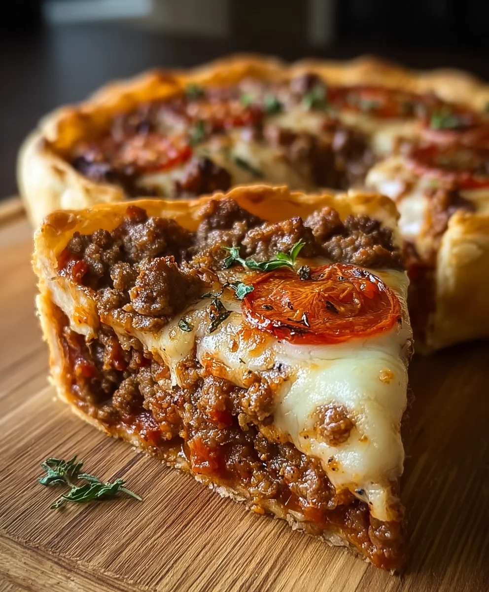 Pizza Burger Pie - A Deliciously Unique Recipe