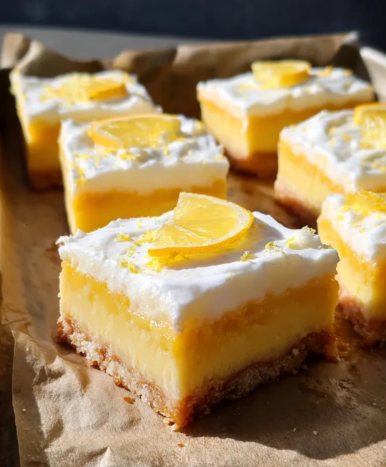 Tangy Citrus Dessert Squares- Easy Refreshing Treat