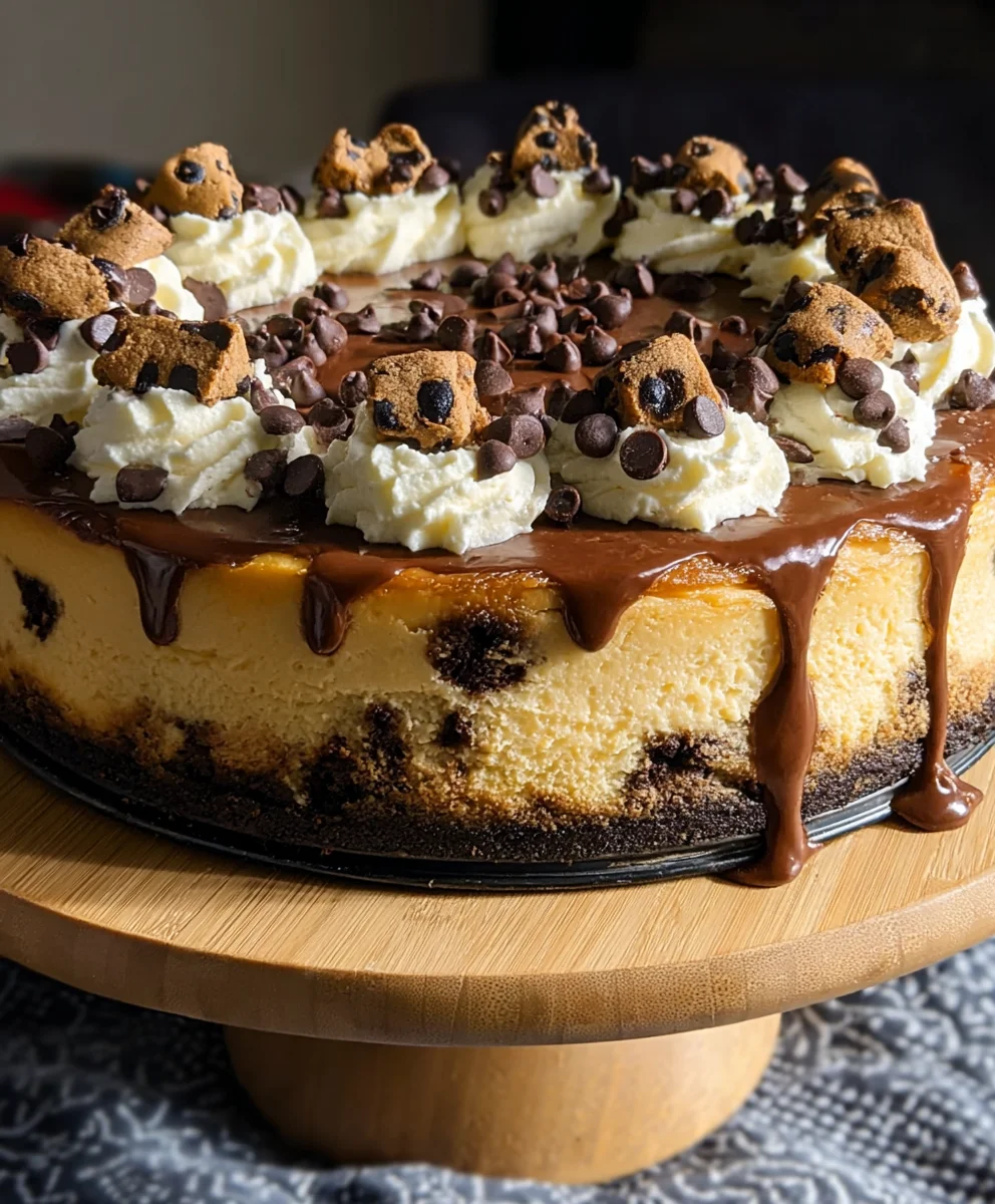 Chocolate Chip Cookie Cheesecake-Best Dessert Recipe