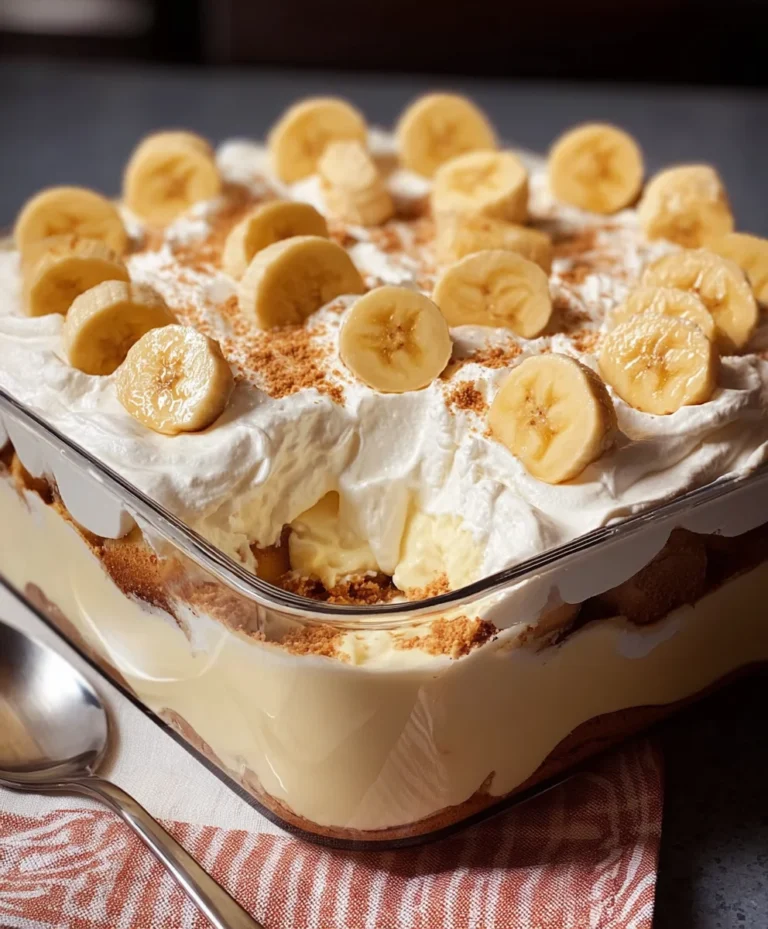 Easy Banana Pudding Recipe-Creamy & Delicious Dessert