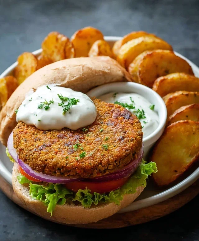 Easy 6-Ingredient Lentil Burgers