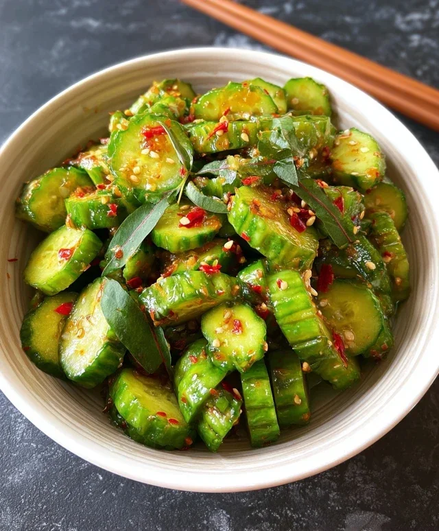 Spicy Asian Cucumber Salad