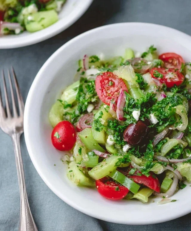 Mediterranean Celery Salad