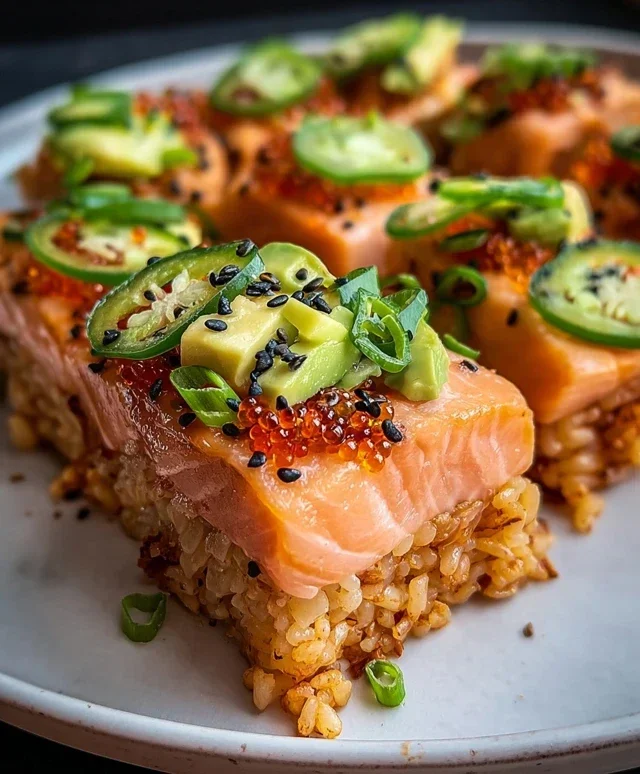 Salmon Crispy Rice