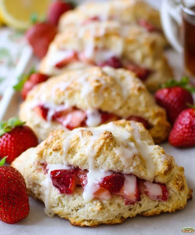 Strawberry Scones
