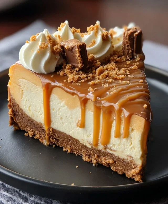 Cookie Butter Caramel Cheesecake