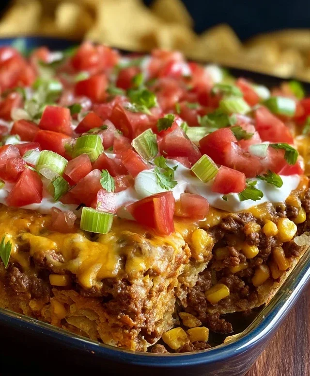 Walking Taco Casserole