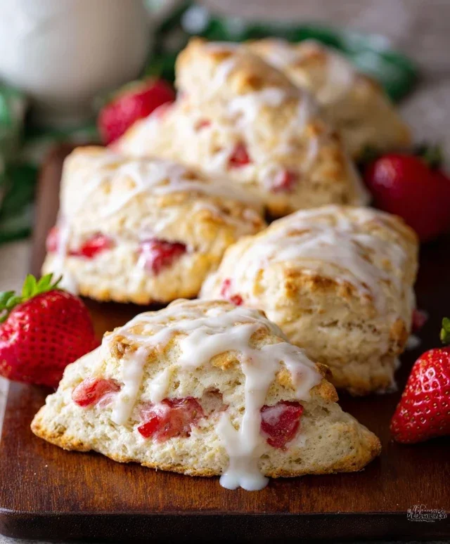 Strawberry Scones