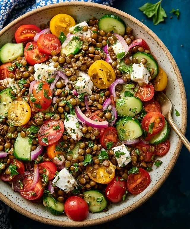 Mediterranean Lentil Salad