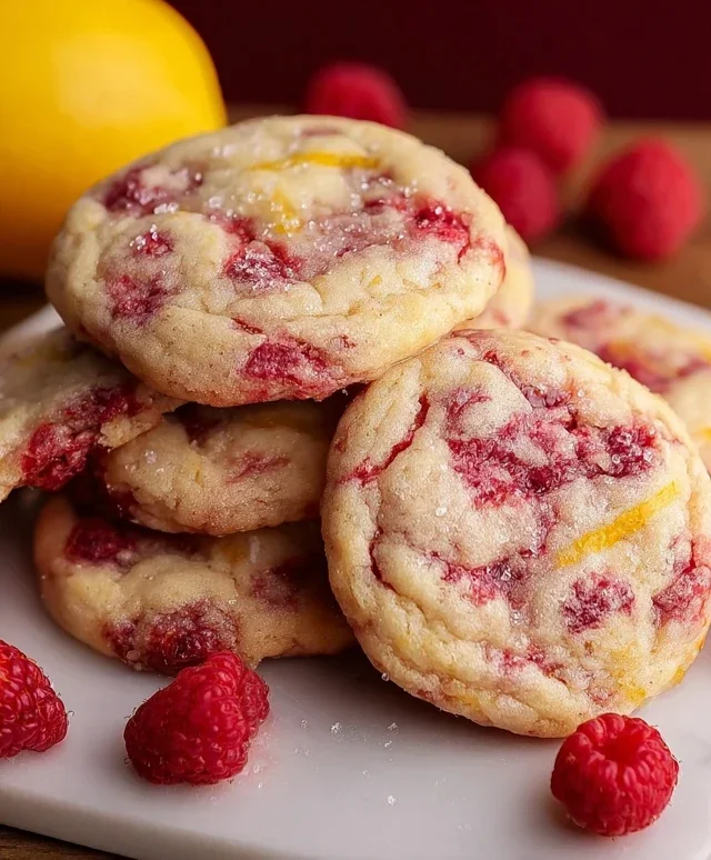 Lemon Raspberry Cookies