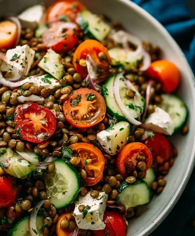 Mediterranean Lentil Salad