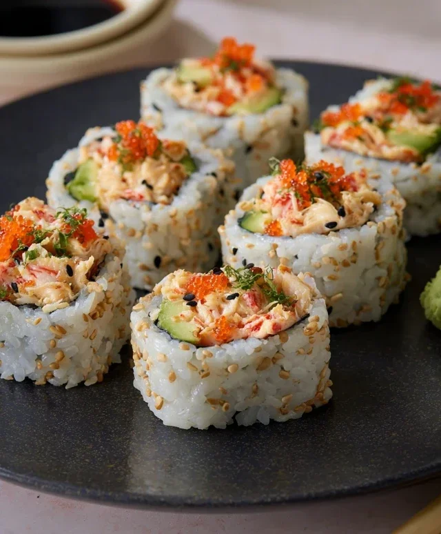 Kani Sushi (Spicy Crab Roll)