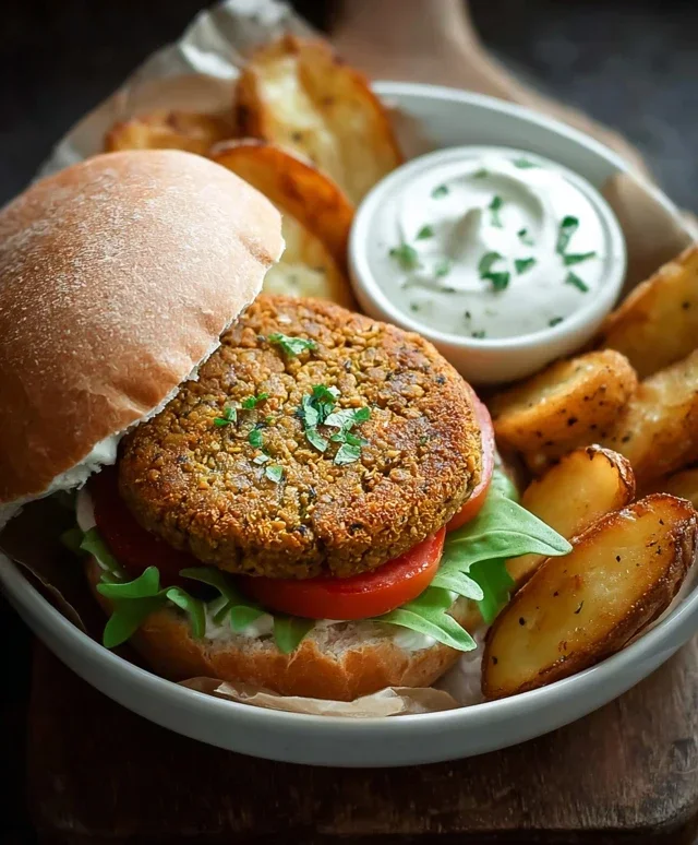 Easy 6-Ingredient Lentil Burgers