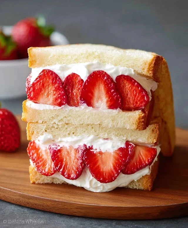 4-ingredient Strawberry Sando