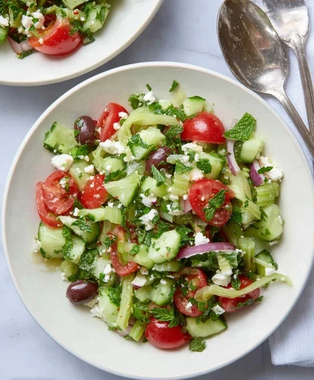 Mediterranean Celery Salad