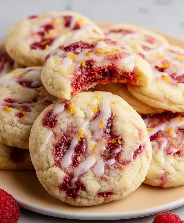 Lemon Raspberry Cookies