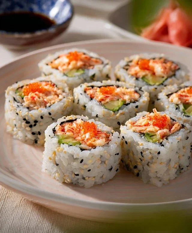 Kani Sushi (Spicy Crab Roll)