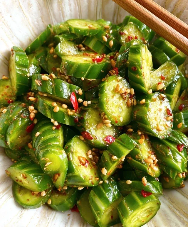 Spicy Asian Cucumber Salad