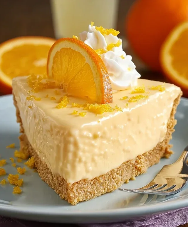 Orange Creamsicle Pie