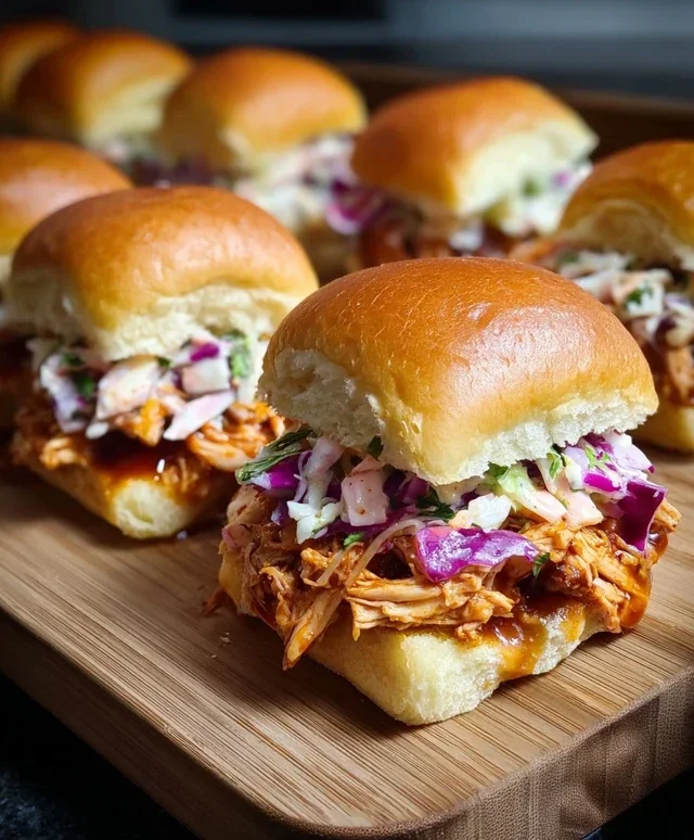 BBQ Chicken Sliders