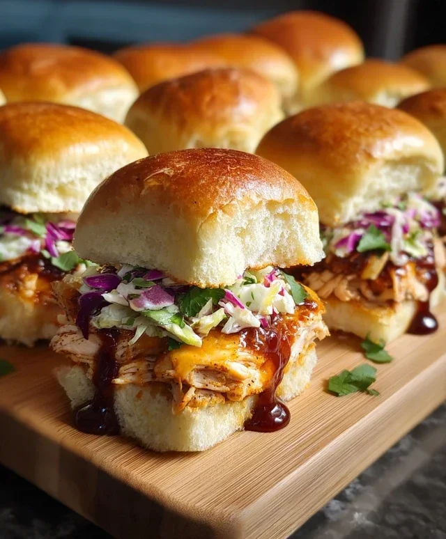 BBQ Chicken Sliders