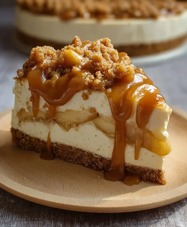 No bake Apple pie cheesecake