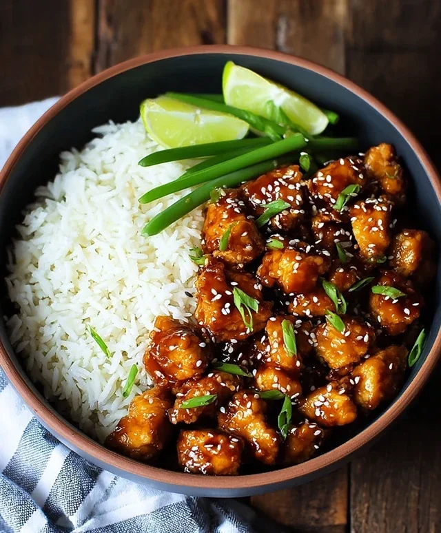Healthy Sesame Chicken Dish