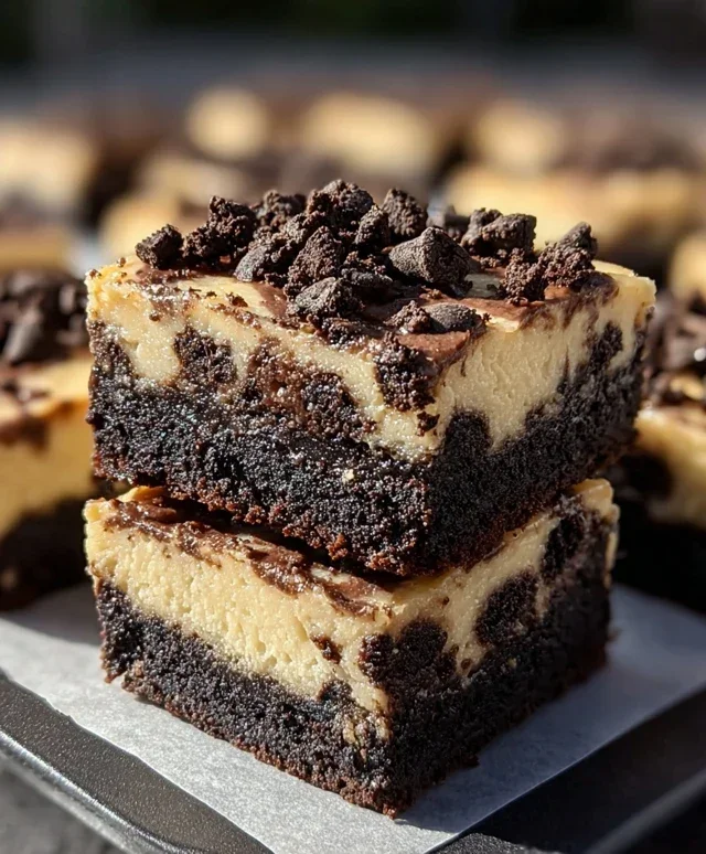 Chocolate Chip Oreo Cheesecake Bars