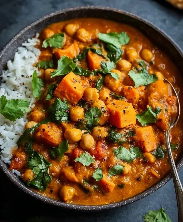 Sweet Potato and Chickpea Curry