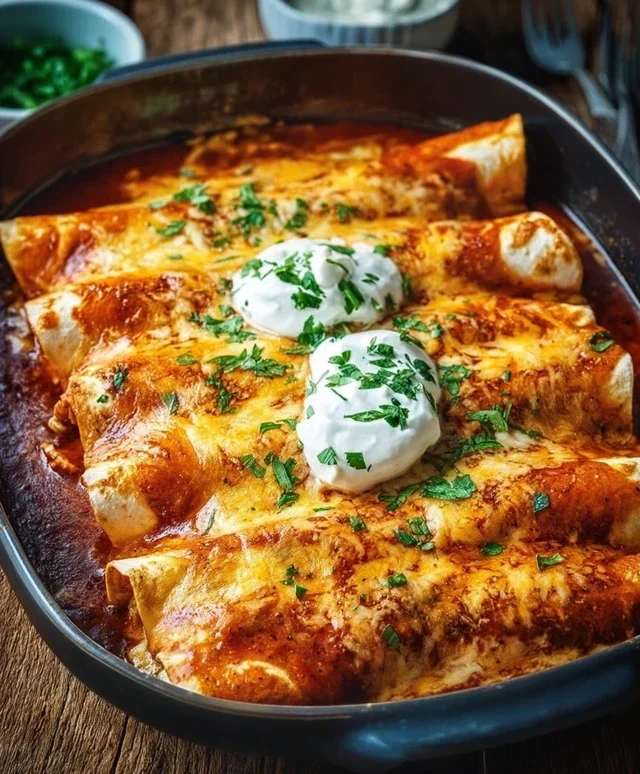 Delicious Chicken Enchiladas