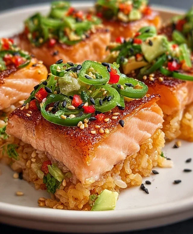 Salmon Crispy Rice