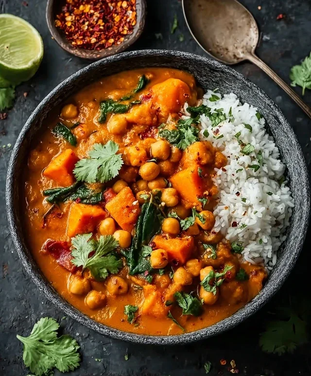 Sweet Potato and Chickpea Curry