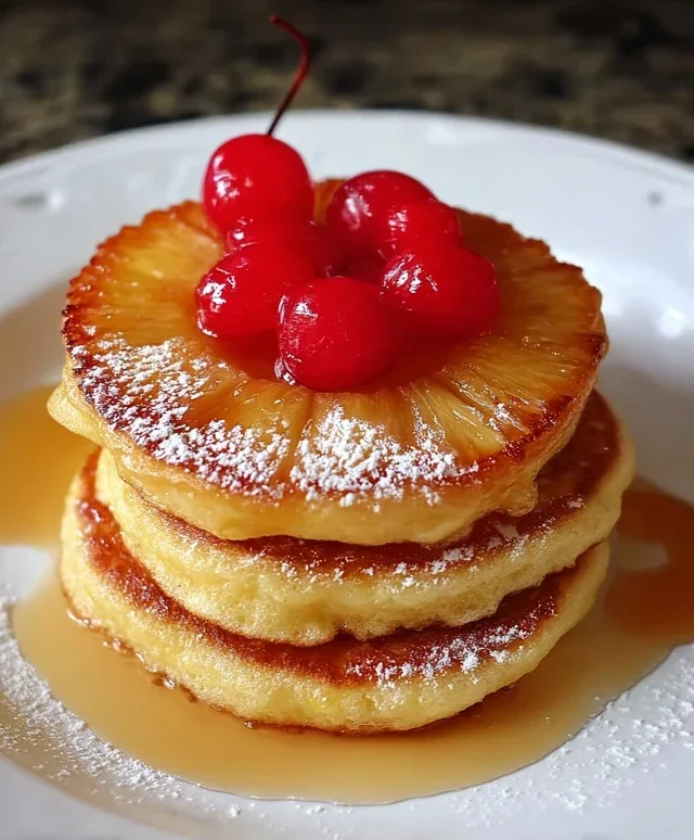 Pineapple Upside-Down Pancakes