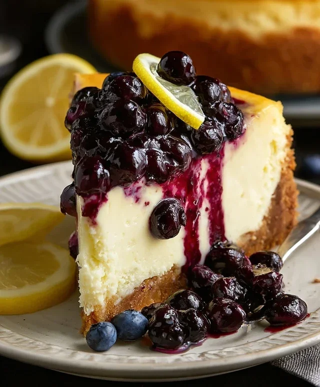 Lemon Blueberry Cheesecake