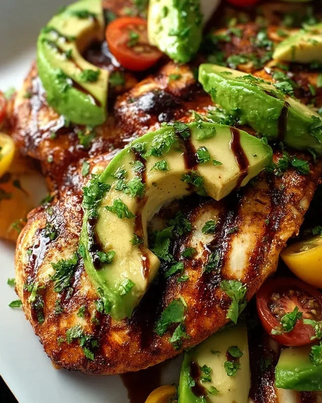 Grilled California Avocado Chicken Recipe