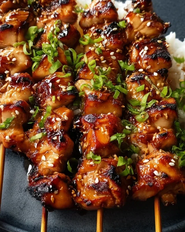 Teriyaki Chicken Skewers