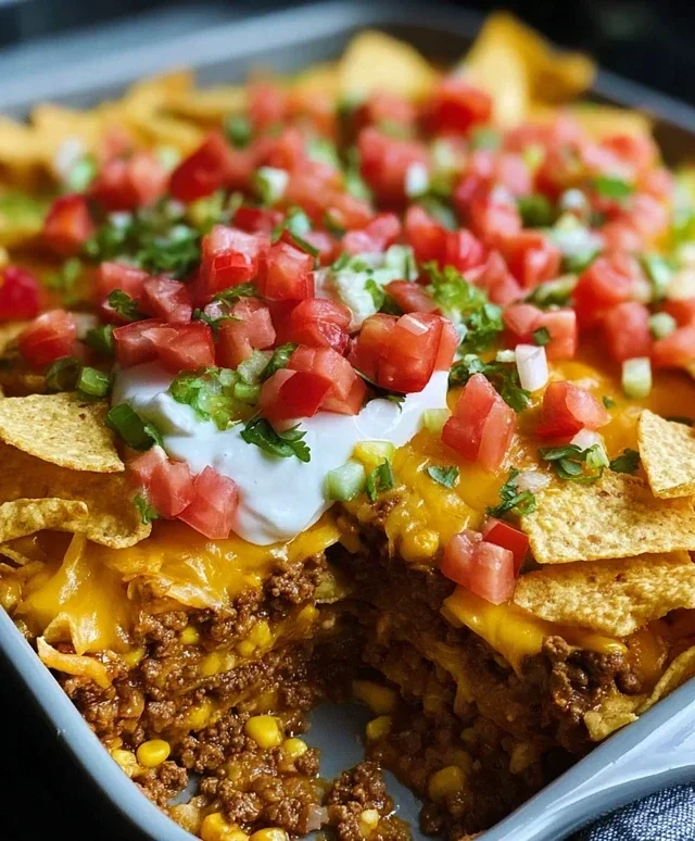Walking Taco Casserole