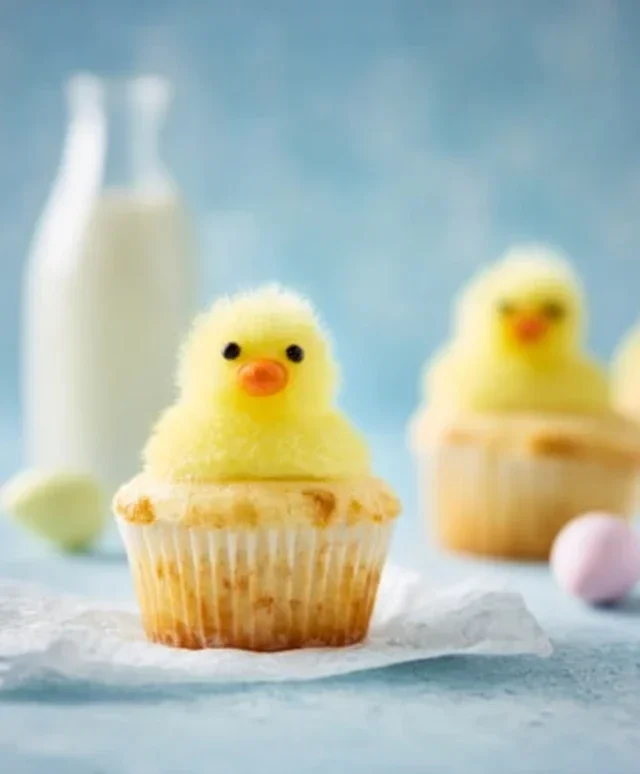 Easter Chick Cupcakes