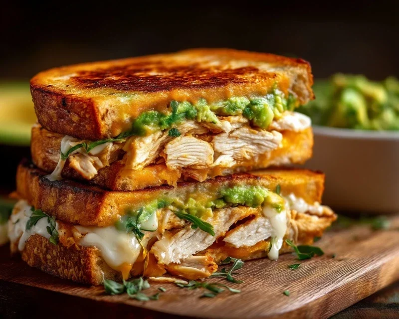 Chicken Avocado Melt Sandwich
